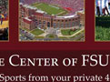 Ad in the FSU Game Time Magazine for University Center Apartments